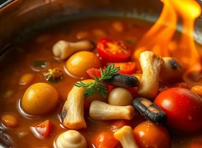 Sauce Tomate Flambee au Brandy