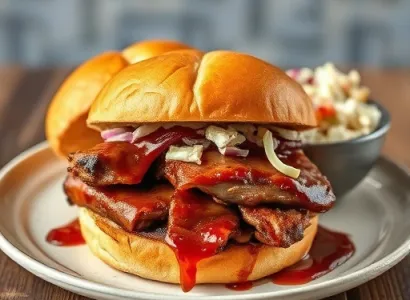 Sandwich au porc BBQ