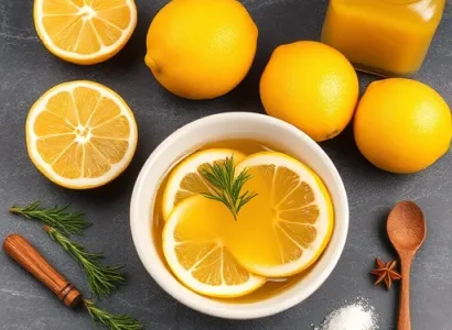 Tranches de citron au vinaigre