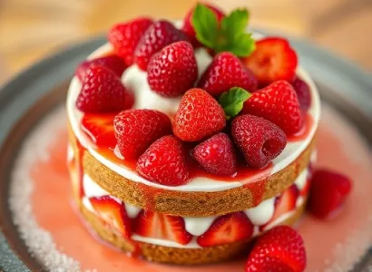 Gâteau aux fraises de Caroline du Sud