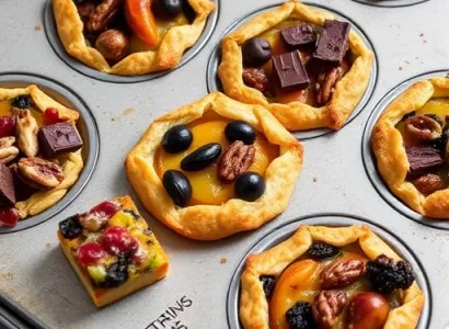 Galettes aux ingrédients variés