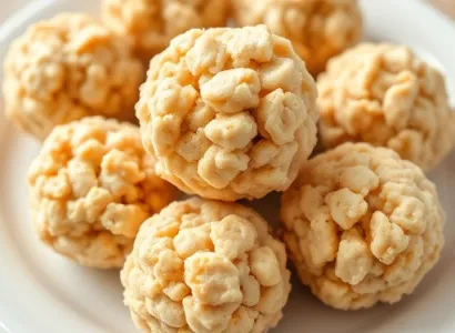 Boules de Riz Krispies au Beurre de Cacajou