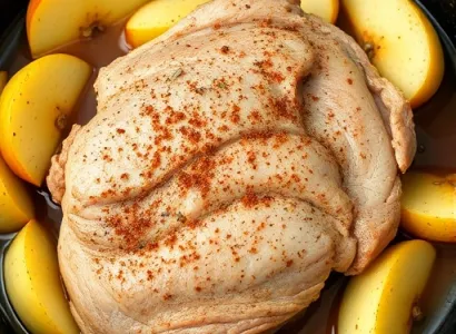 Porc tendre aux pommes