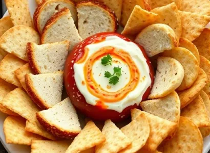 Dip de Poulet Bleu