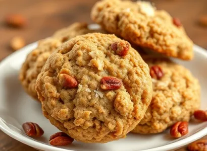 Cookies d'avoine au coco