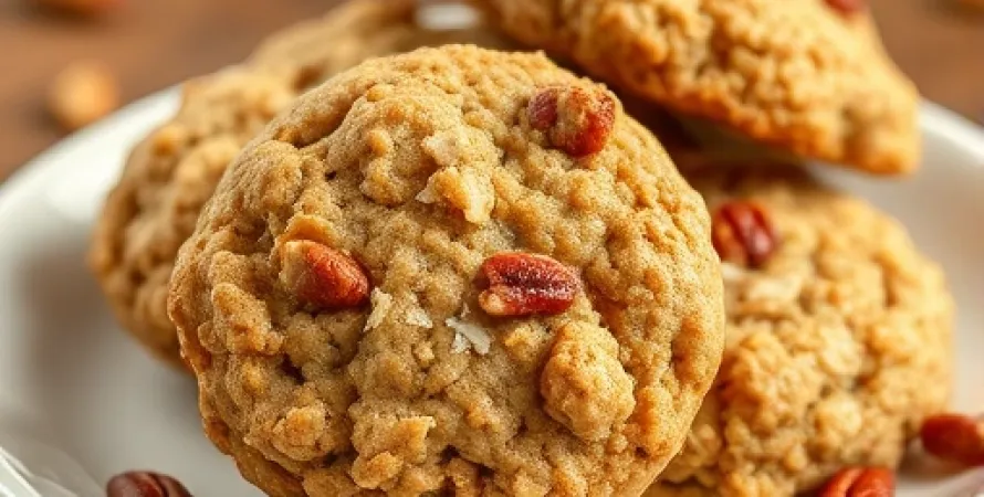 Cookies d'avoine au coco