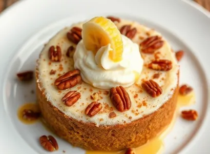 Gâteau de bananes et pecans