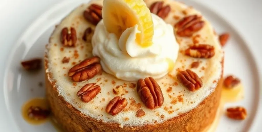 Gâteau de bananes et pecans