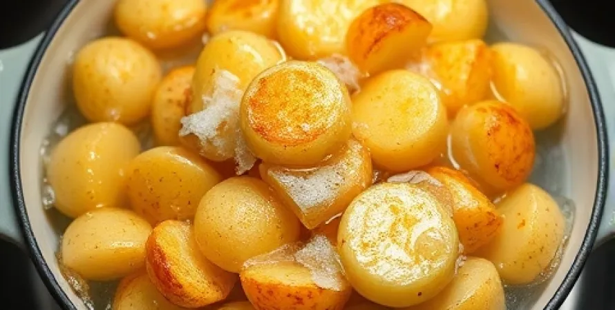 Préparation de pommes de terre pour hash browns