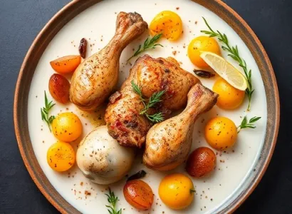 Poulet au lait de coco et gingembre