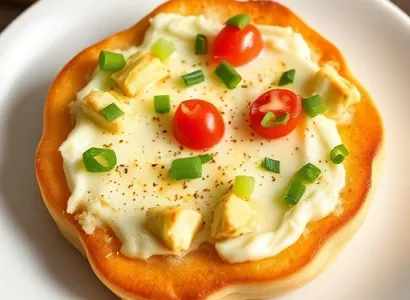 Tartine chaude au parmesan et artichaut