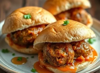 Sandwiches aux boulettes de viande