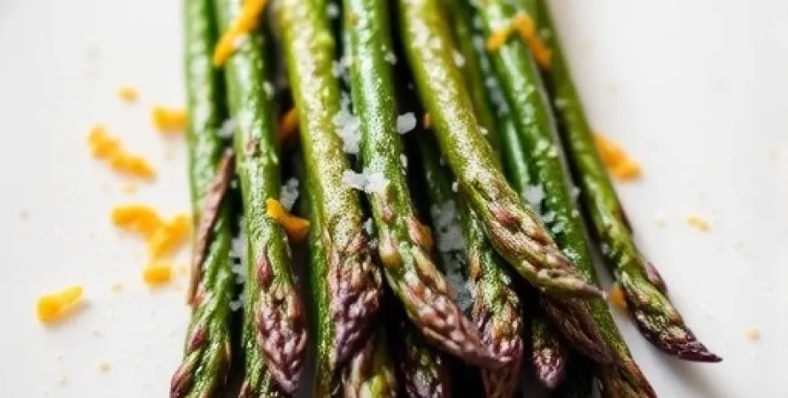 Asperges grillées au sucre
