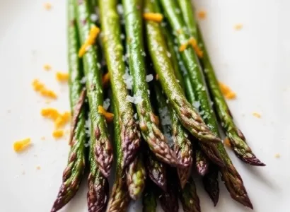 Asperges grillées au sucre