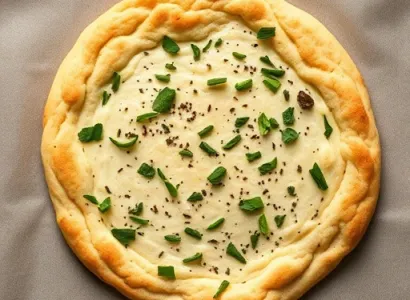Pain plat vegan aux herbes