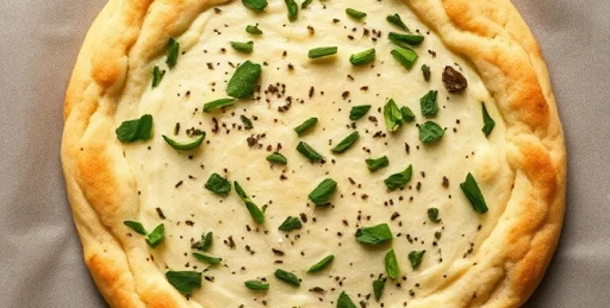 Pain plat vegan aux herbes