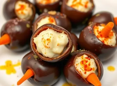 Olives crèmeux au piment