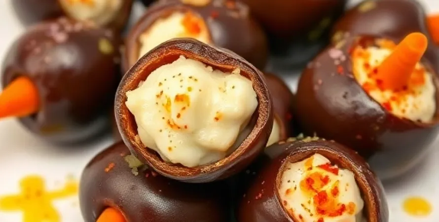 Olives crèmeux au piment
