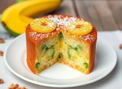 Gâteau de courgette et ananas