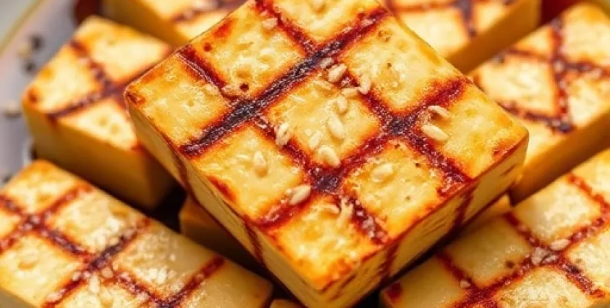 Tofu au sesame grillé