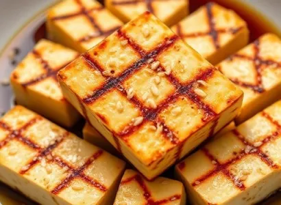 Tofu au sesame grillé