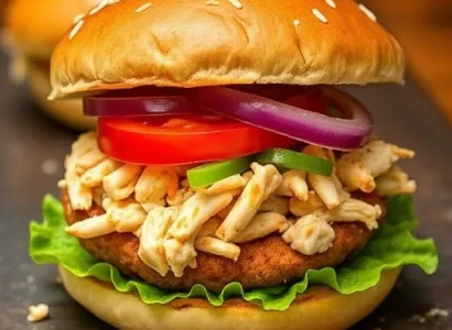 Burger de crabe