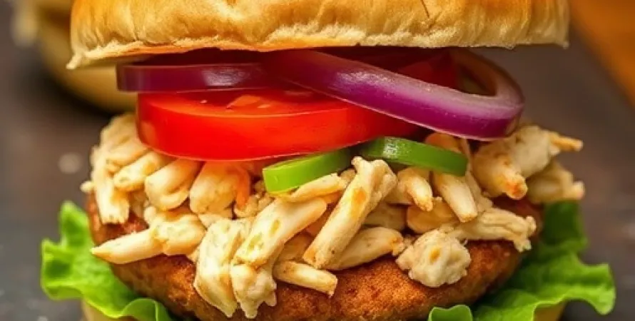 Burger de crabe