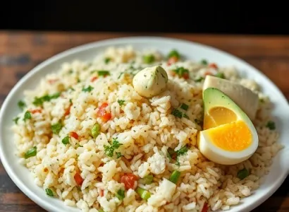 Avocats farcis au riz