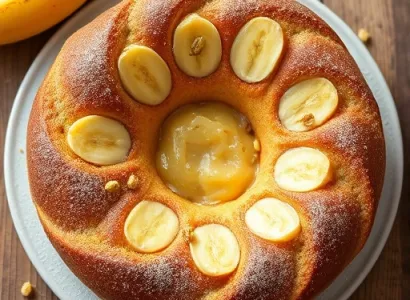 Pain au banane et pistache