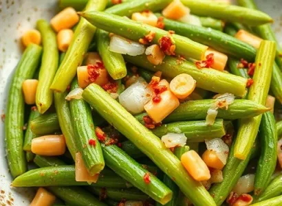 Haricots verts au coco