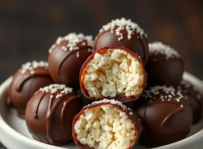 Boules de riz au chocolat