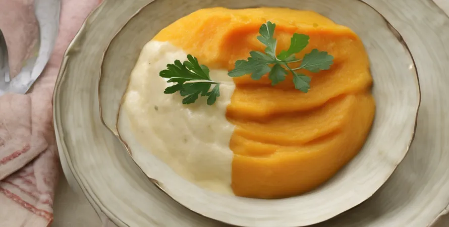 Purée crémeuse de rutabaga et carotte