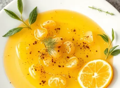 Vinaigrette au citron et à l'huile d'olive