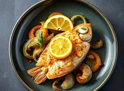 Poisson pané aux noix de cachou