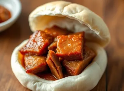Bao au porc braisé