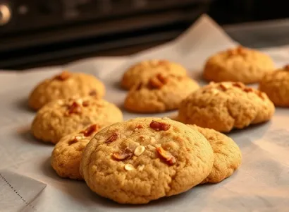 Cookies au beurre de cacahuète et avenes