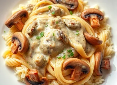 Stroganoff de champignons