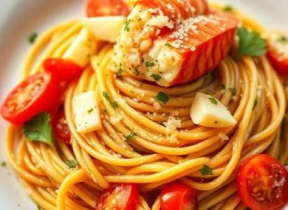 Spaghettis au homard