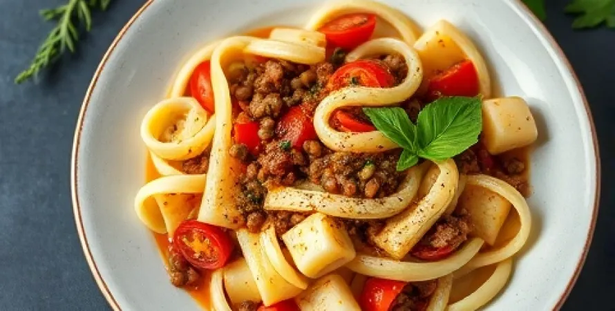 Sauce aux lentilles et tomates pour pâtes