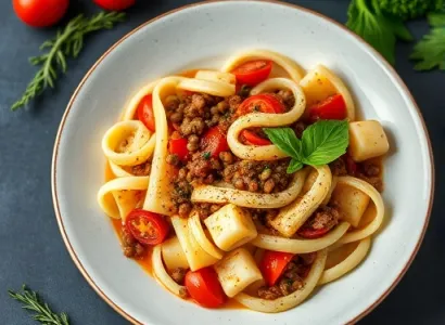 Sauce aux lentilles et tomates pour pâtes