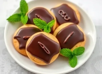 Biscuits aux Chocolat et Menthe