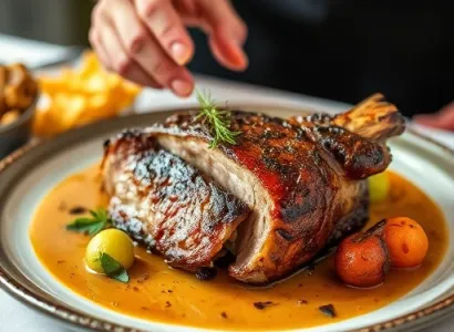 Rôti de porc à la rotissoire
