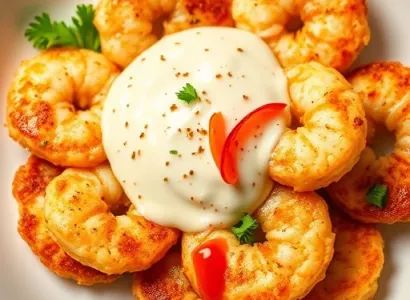 Galettes de crevettes au maïs