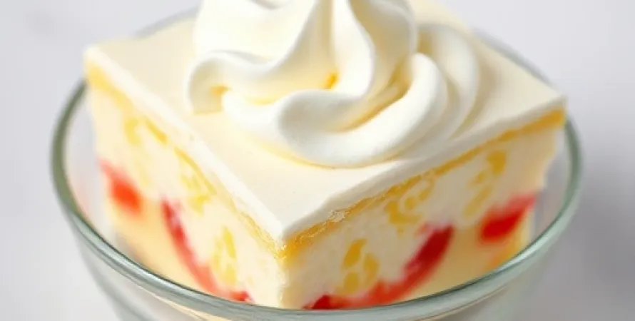 Gâteau Jello au Pudding