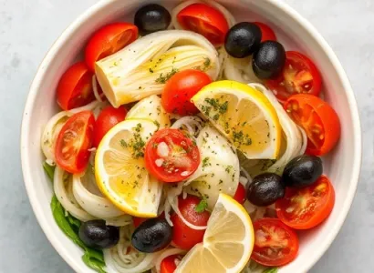 Salade d'artichauts et de fenouil