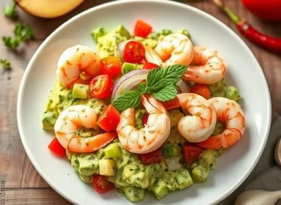 Salade de crème d'avocat