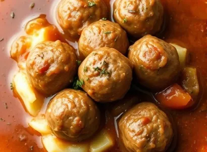 Boulettes de Viande avec Sauce