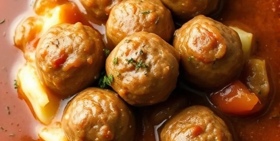 Boulettes de Viande avec Sauce