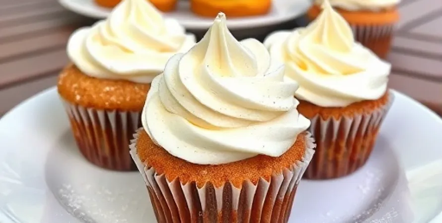 Cupcakes à la crème fraîche
