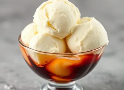 Glace à la rhum